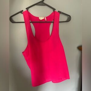 Women's Hot Pink Racerback Tank Top